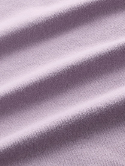 Açık Lila Everyday Soft Bisiklet Yaka T-shirt