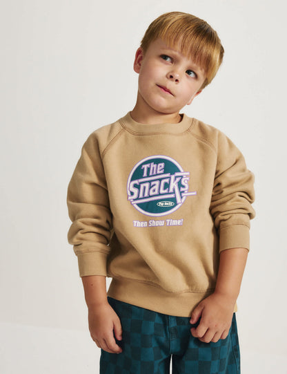 Grafik Baskılı Pamuklu Sweatshirt