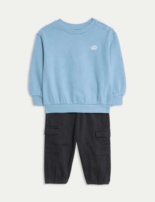 2’li Sweatshirt Ve Pantolon Takımı