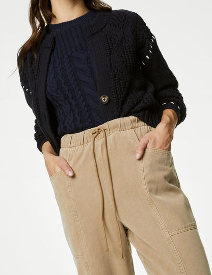 Straight Leg Jogger Pantolon