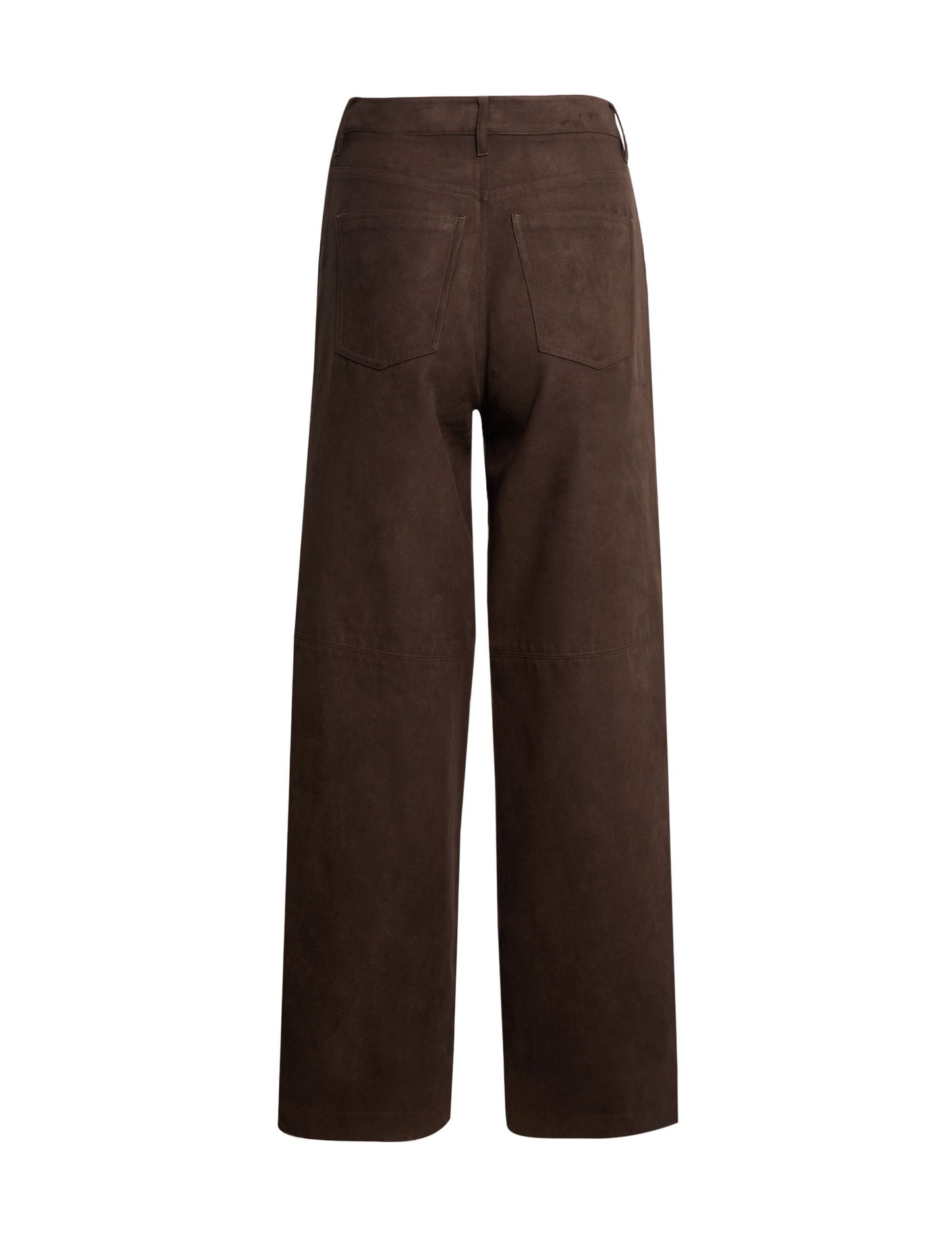 Süet Geniş Paça Pantolon