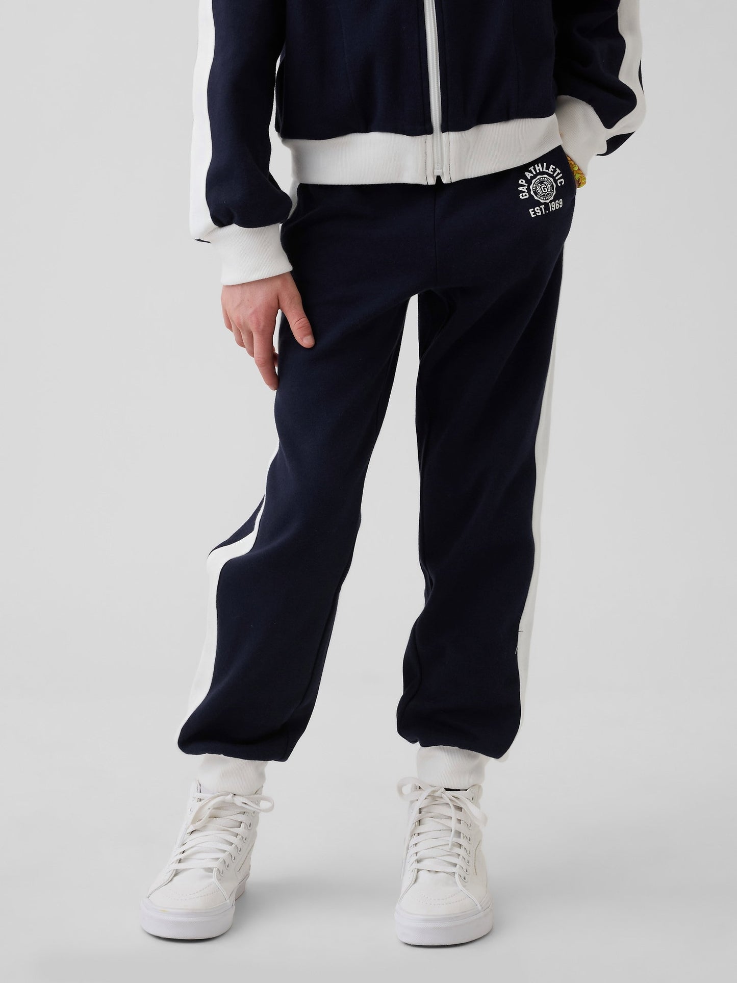 Lacivert Gapfit Tech Athletic Logo Eşofman Altı