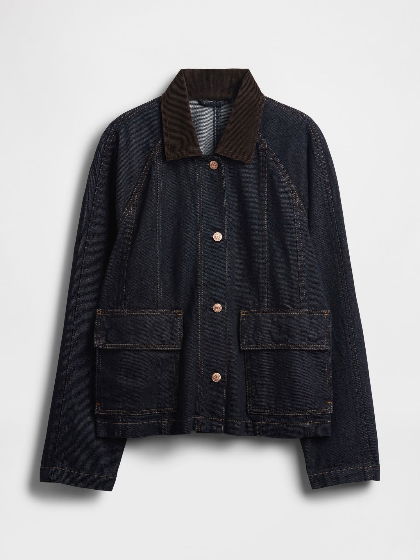 Lacivert Ultrasoft Denim Swing Chore Ceket