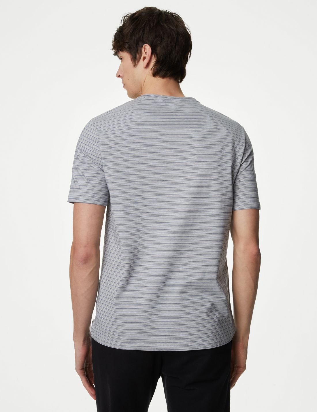 Saf Pamuklu Kısa Kollu T-shirt