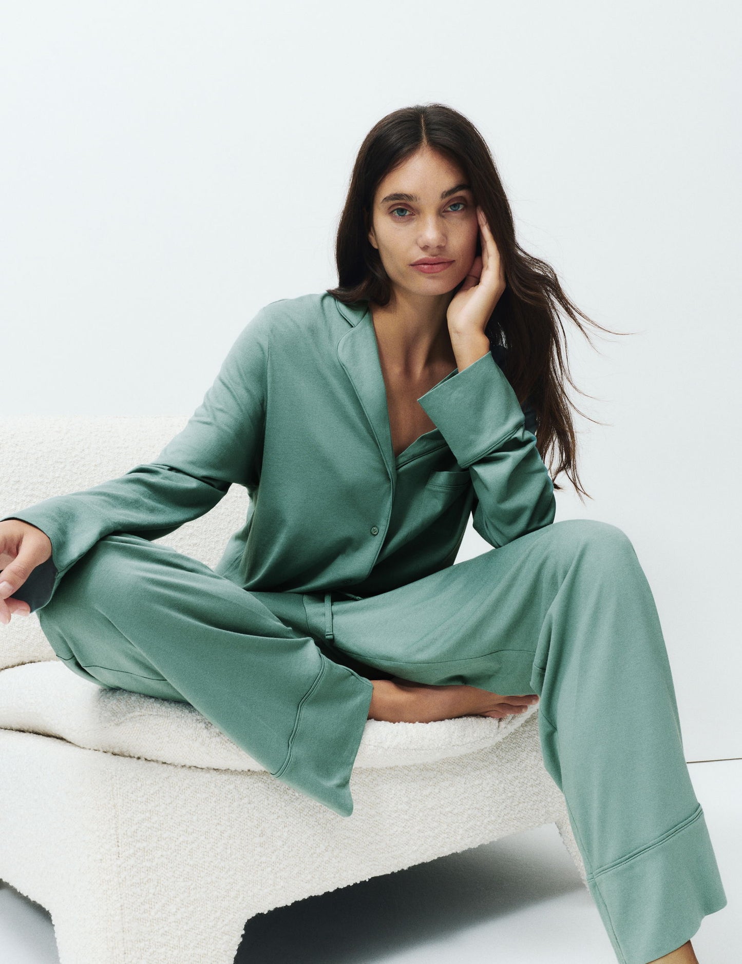 Pamuk Modal Karışımlı Pijama Takımı