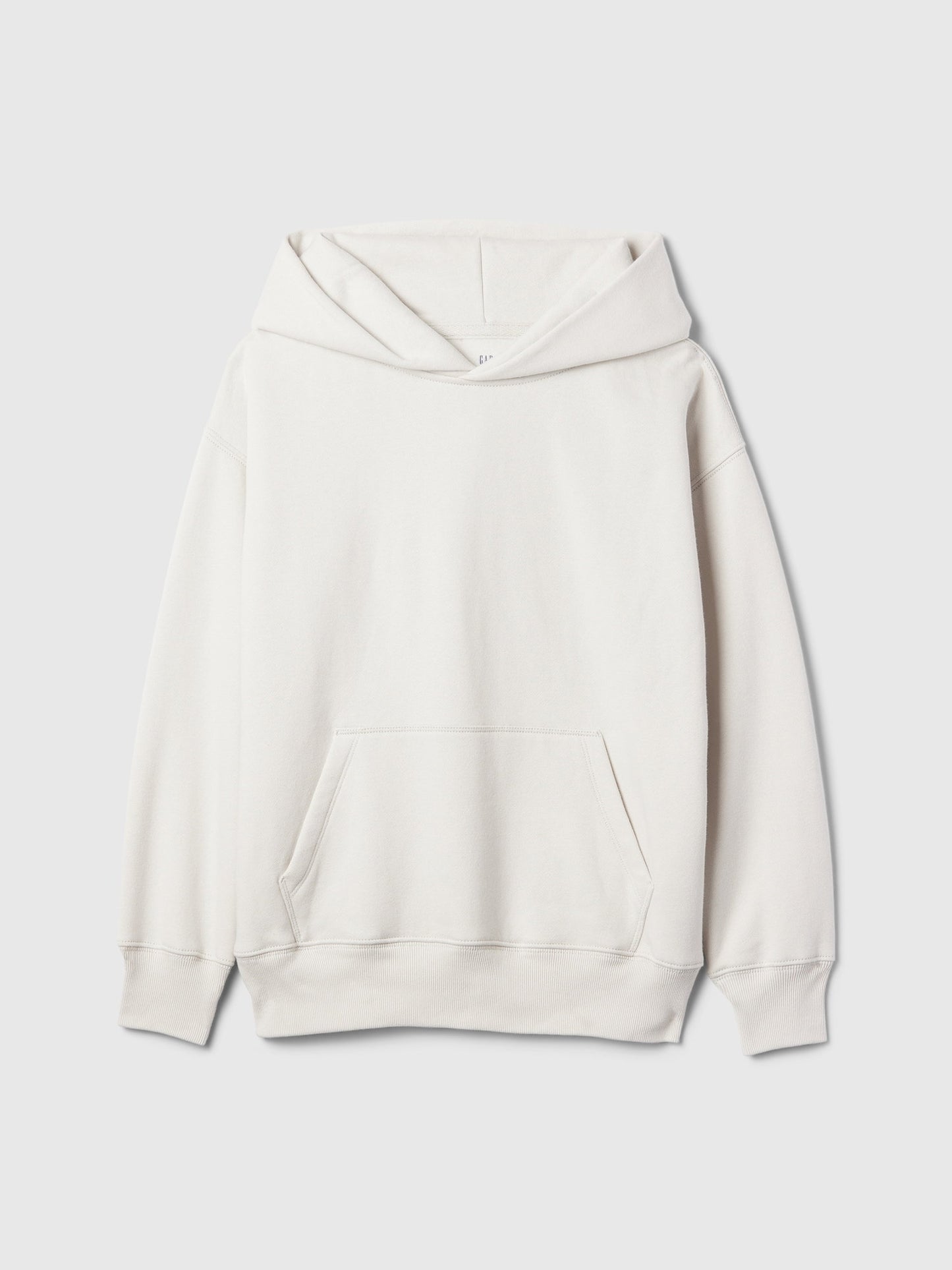 Kırık Beyaz Vintage Soft Relaxed Sweatshirt