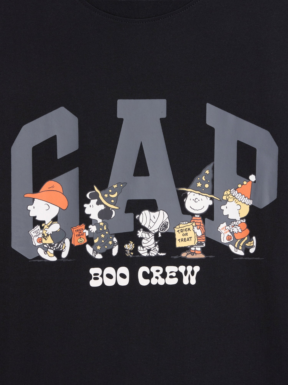 Siyah Peanuts Everyday Soft Relaxed Gap Logo T-shirt