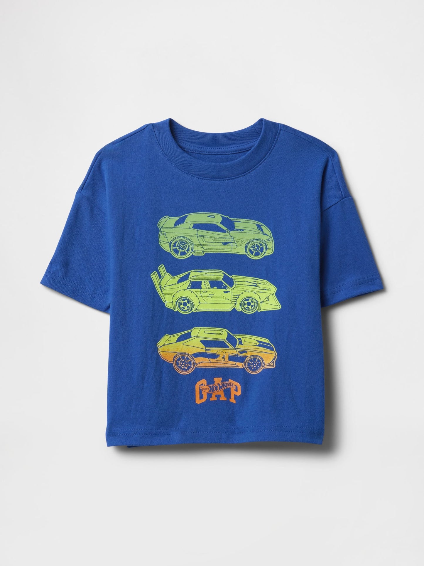 Mavi Gap Logo Hot Wheels Grafikli T-Shirt