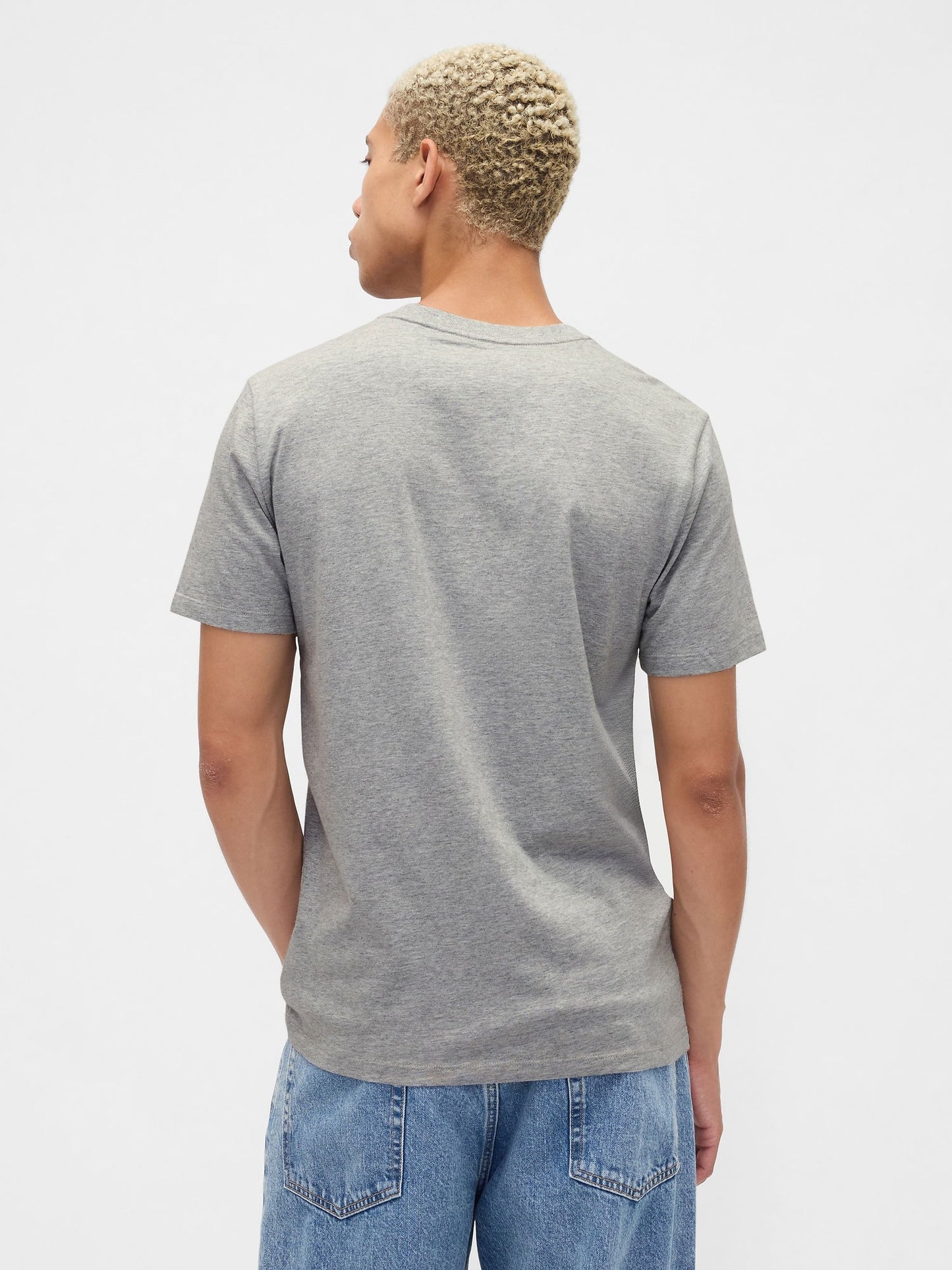 Gri Everyday Soft Gap Logo 2'li T-shirt Seti