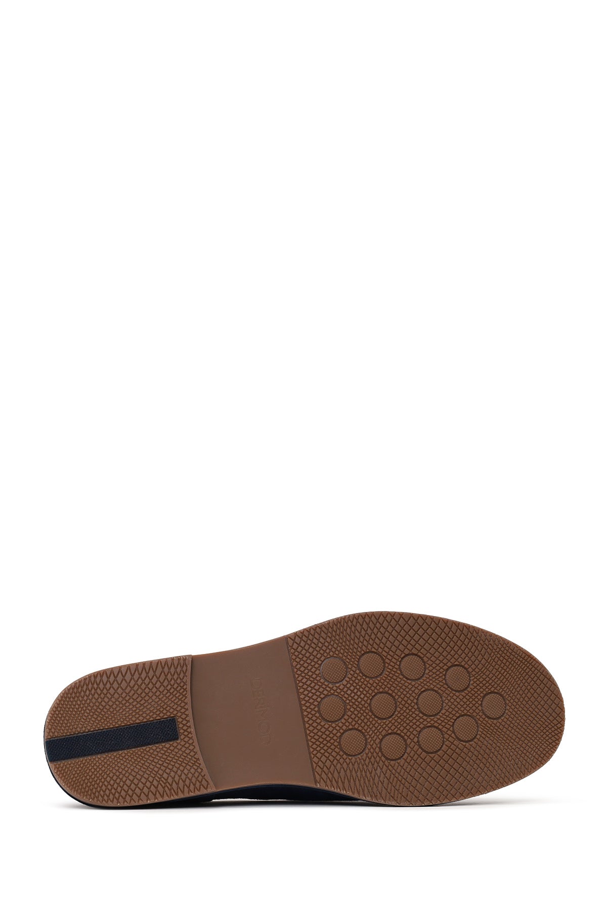 Erkek Lacivert Süet Deri Loafer