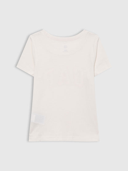 Bej Gap Logo T-shirt