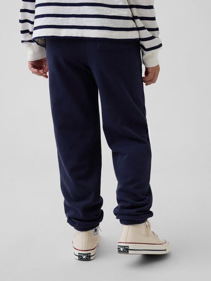 Lacivert Vintagesoft Terry Sport Logo Jogger Eşofman Altı