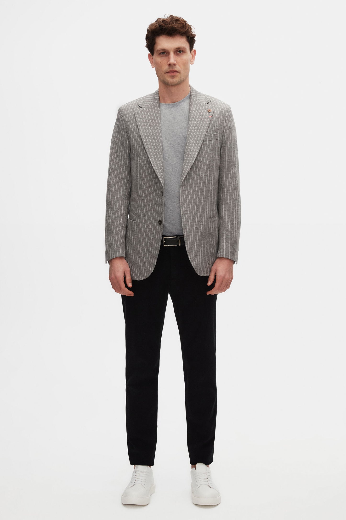 Damat Slim Fit Siyah Bi Strech Pamuklu Beli Içten Lastikli Chino Pantolon