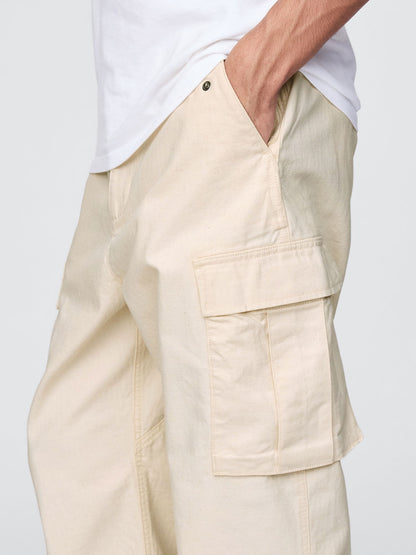 Bej Utility Kargo Pantolon