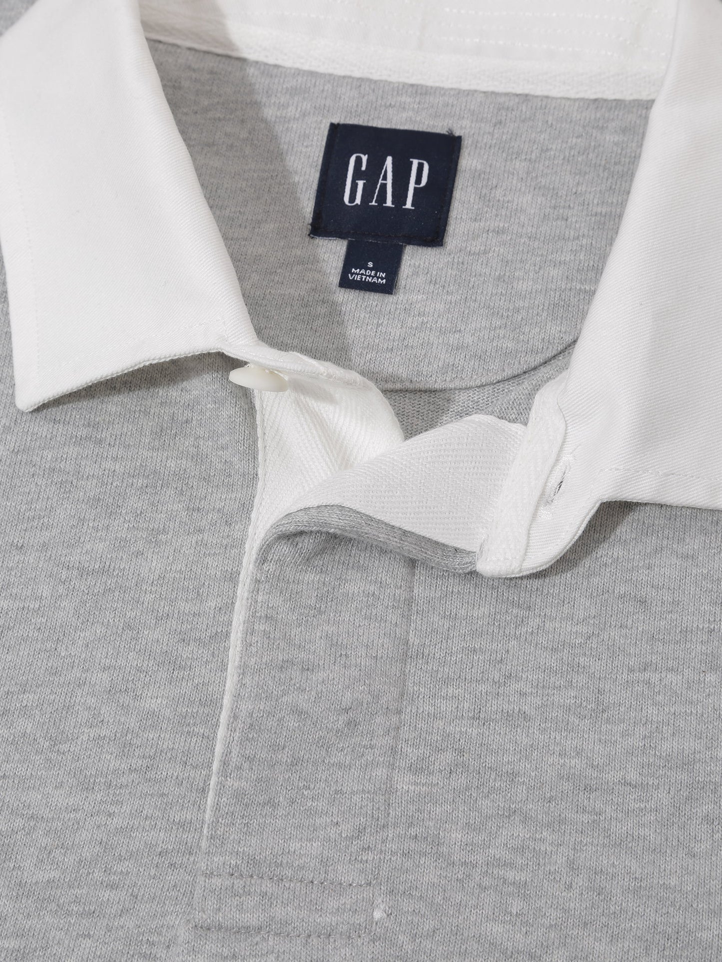 Gri Relaxed Rugby T-shirt