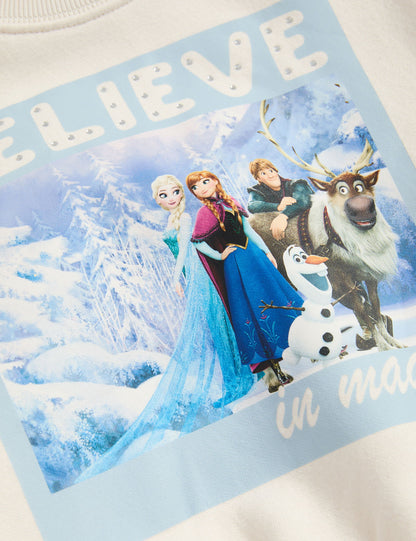 Pamuk Karışımlı Disney Frozen Takım (2-8 Yaş)