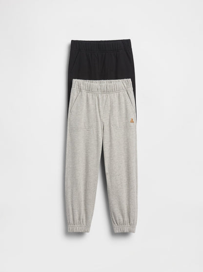 Gri Bebek Ve Küçük Çocuk Karışık Ve Eşleştirilebilir Pull-on Jogger (2’li)