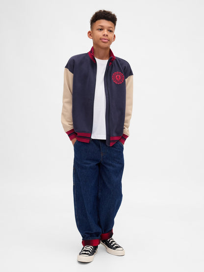 Lacivert Stranger Things Vintagesoft Varsity Sweatshirt