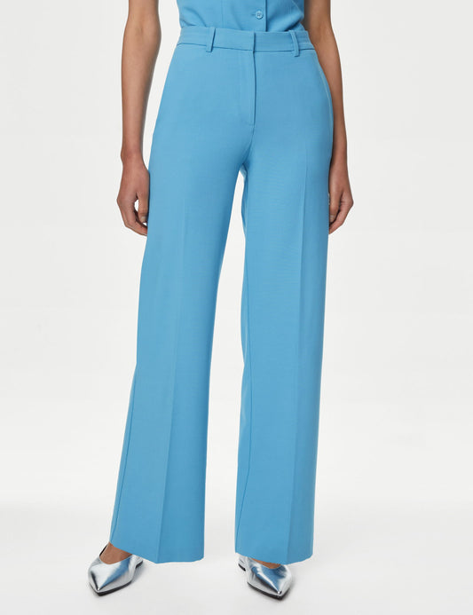 Yüksek Bel Wide Leg Pantolon