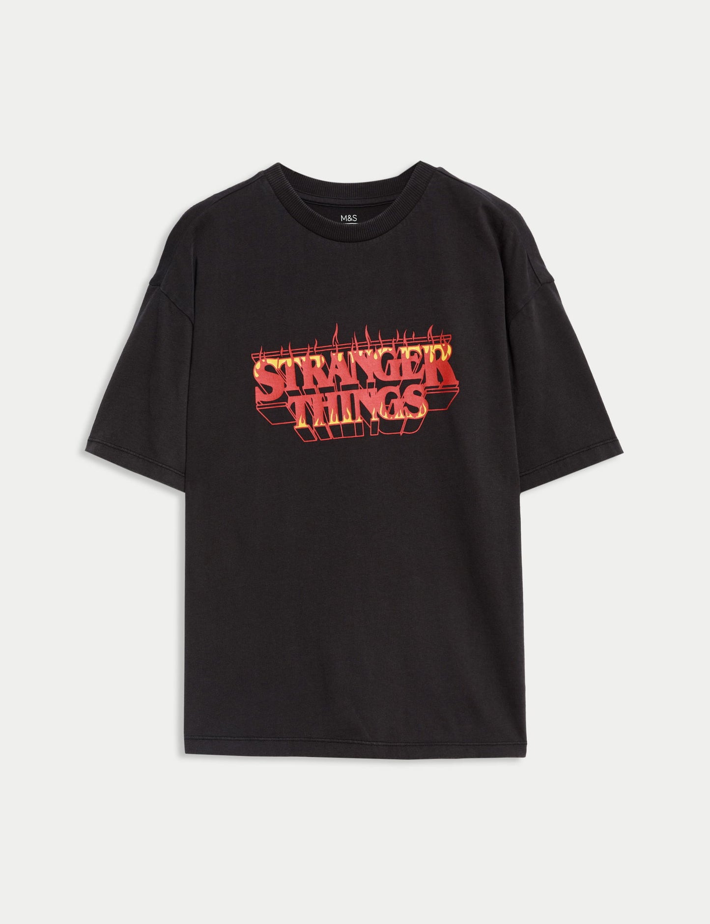 Pamuklu Stranger Things T-shirt (6-16 yaş)