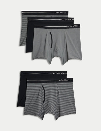5'li Desenli Microskin Trunk Seti
