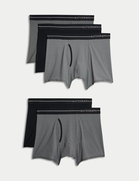 5'li Desenli Microskin Trunk Seti