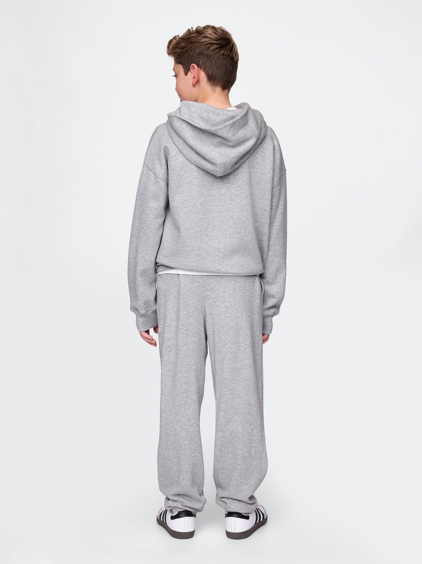 Gri Relaxed Gap Logo Eşofman Altı