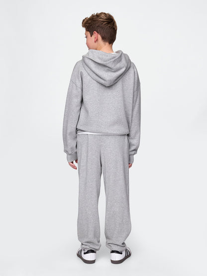 Gri Relaxed Gap Logo Eşofman Altı