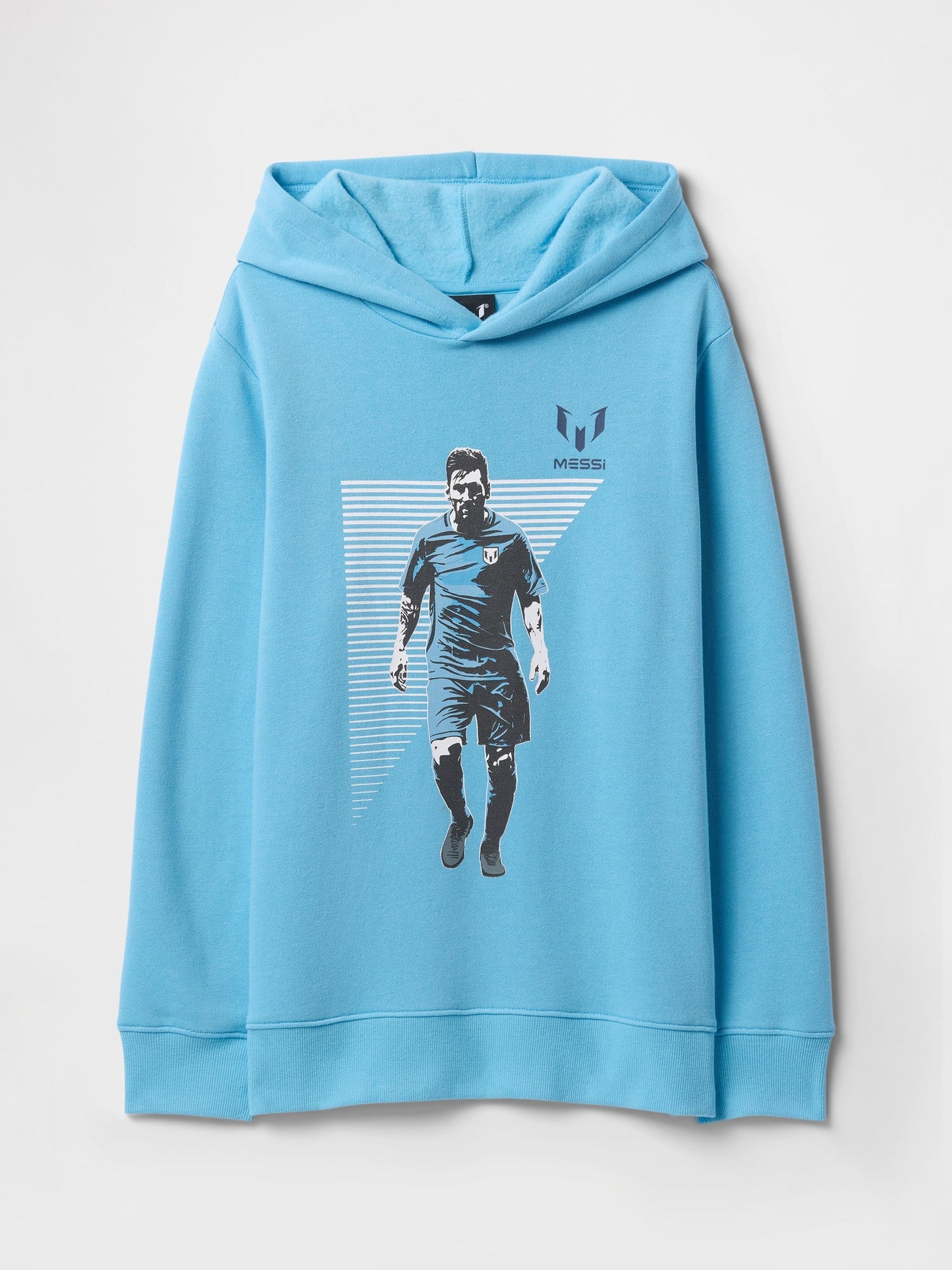Açık Mavi Messi Grafik Sweatshirt