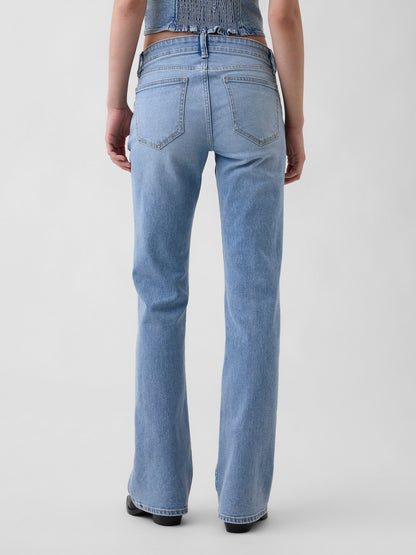 Açık Mavi Low Rise Long & Lean Sailor Jean Pantolon