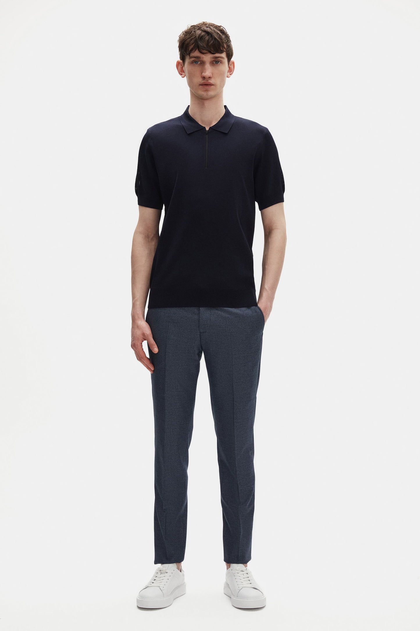 Tween Slim Fit Lacivert Kumaş Pantolon