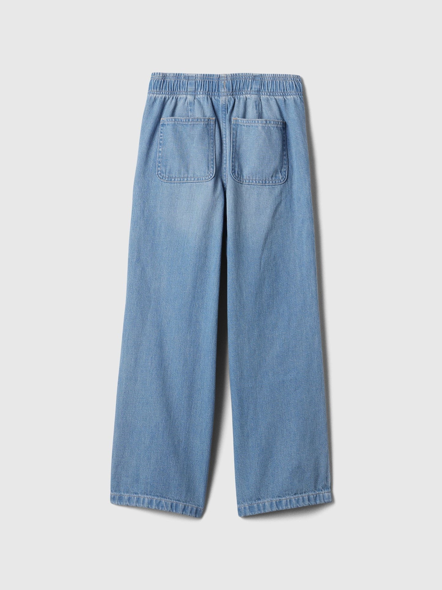 Açık Mavi Easy Wide Leg Jean Pantolon
