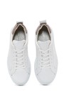 Beyaz Kadın Deri Sneakerbeyaz Kadın Deri Sneaker -        23sfd370118