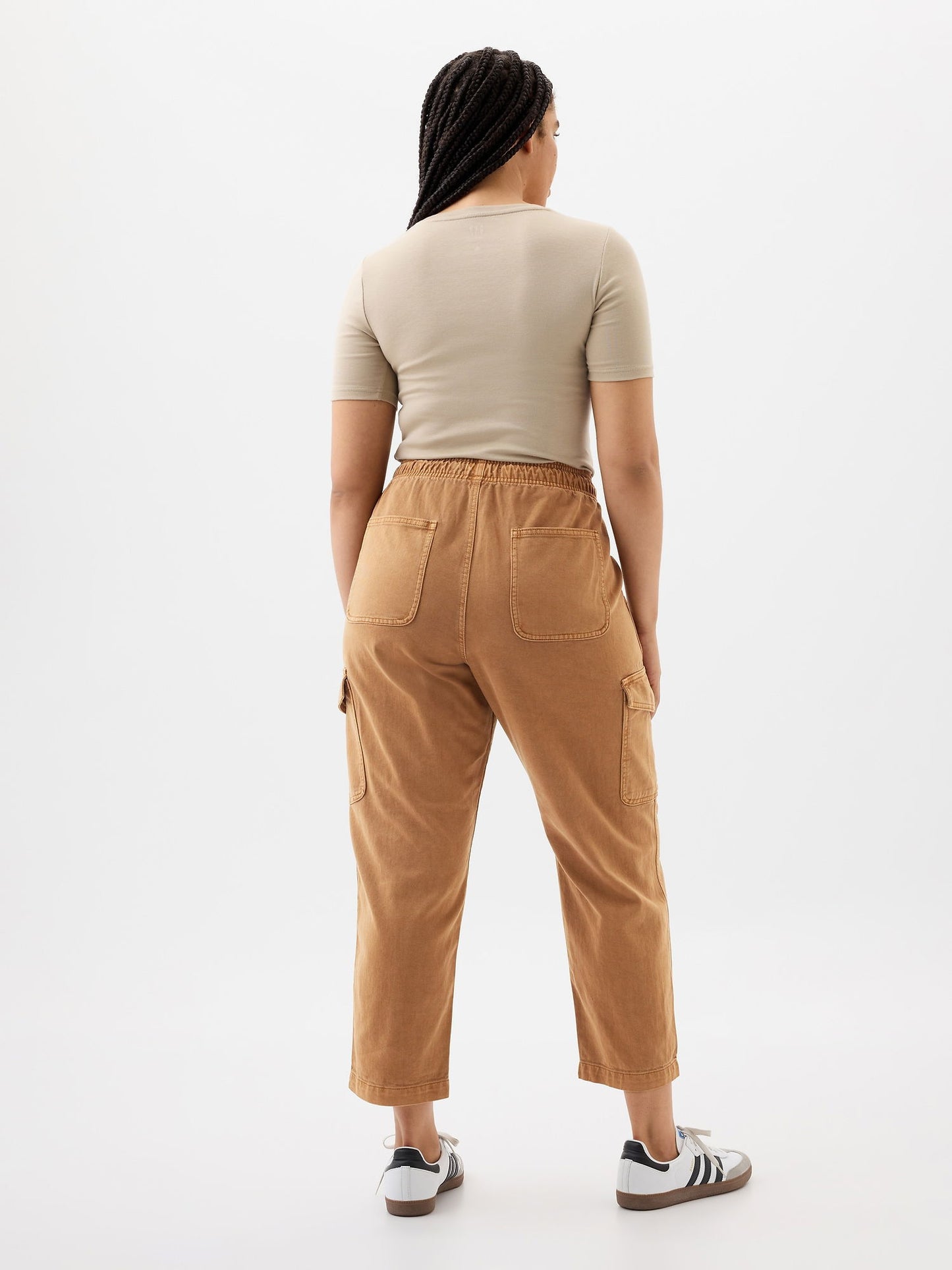 Kahverengi Bağcıklı Ease Kargo Jean Pantolon