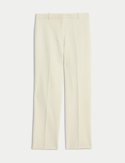 Yüksek Bel Straight Leg Pantolon