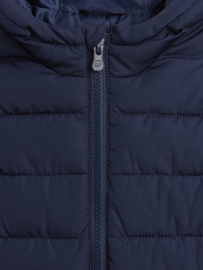 Lacivert Puffer Şişme Mont