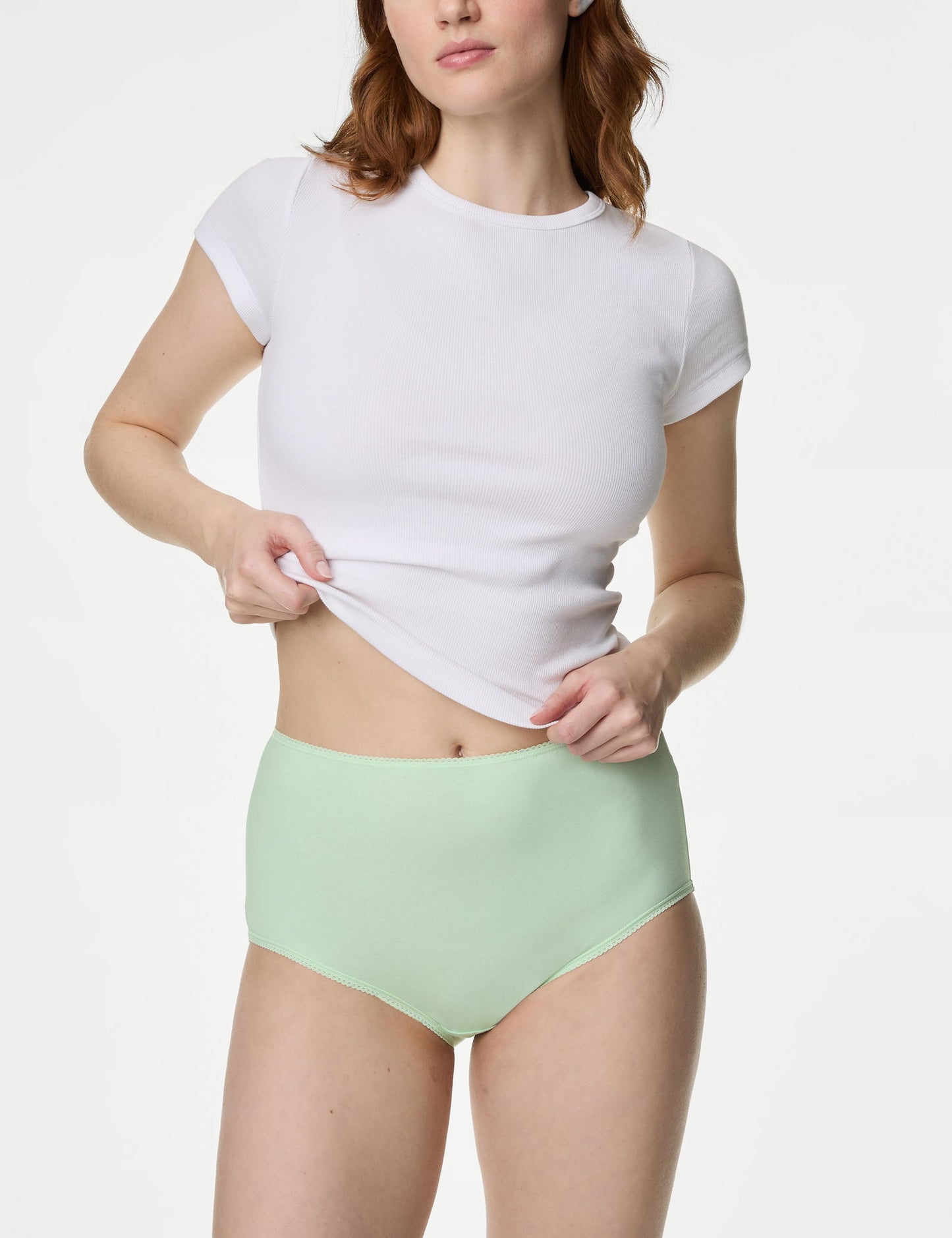 5'li Cotton Lycra Full Brief Külot Seti