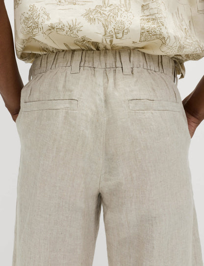 %100 Keten Chino Pantolon