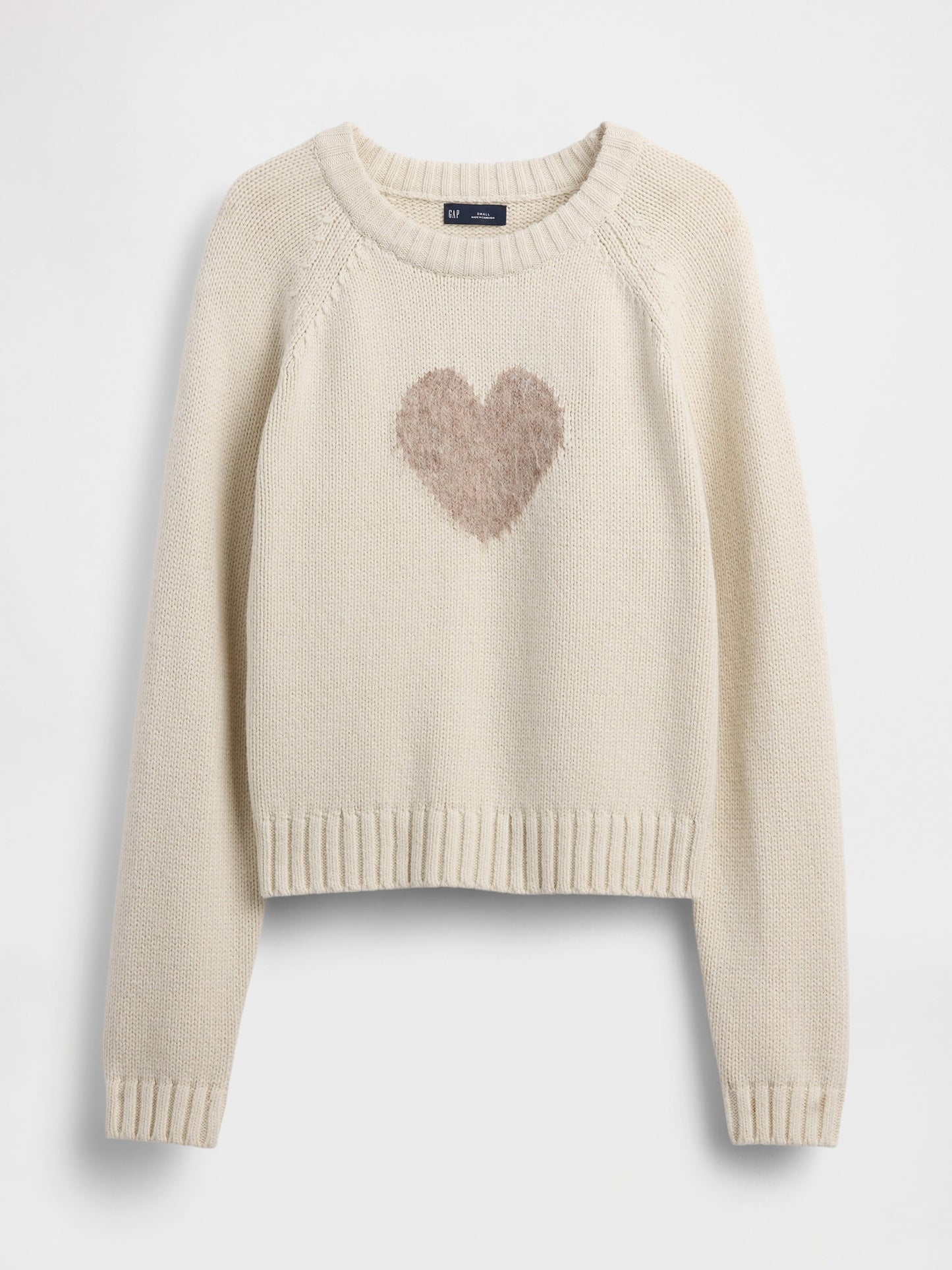 Krem Cotton-blend Raglan Crewneck Kazak