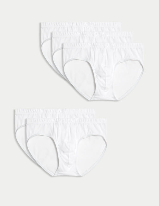 Saf Pamuklu 5'li Cool & Fresh™ Slip Külot Seti