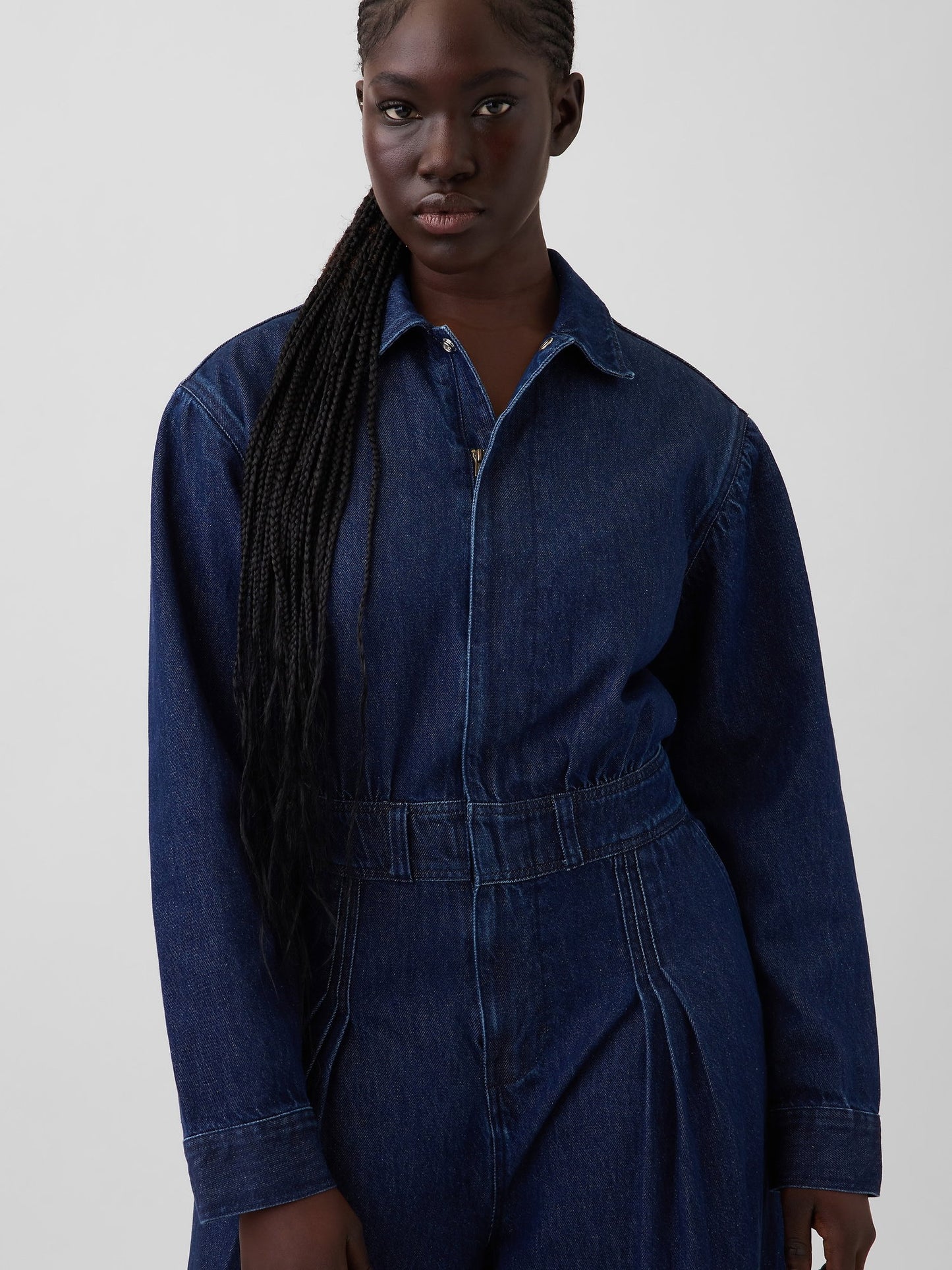 Koyu Mavi Gap × Hfr Denim Tulum By Latouché