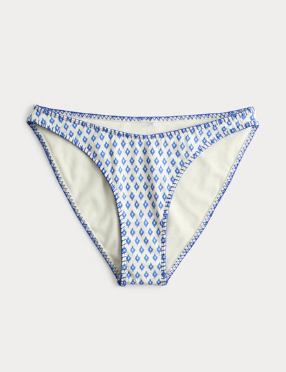 Desenli Yüksek Bel Bikini Altı