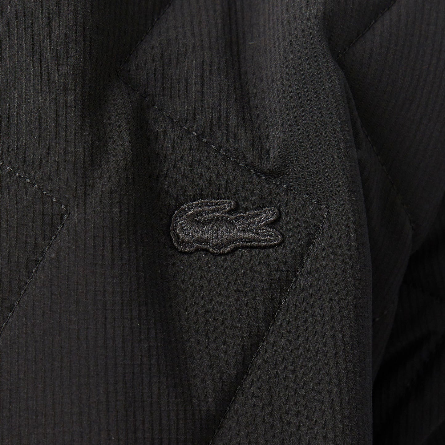 Lacoste Erkek Dik Yaka Siyah Ceket