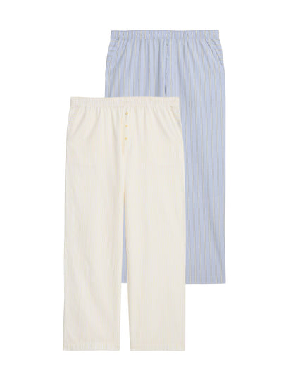 2'li Cool Comfort:trade_mark: Çizgili Pijama Altı