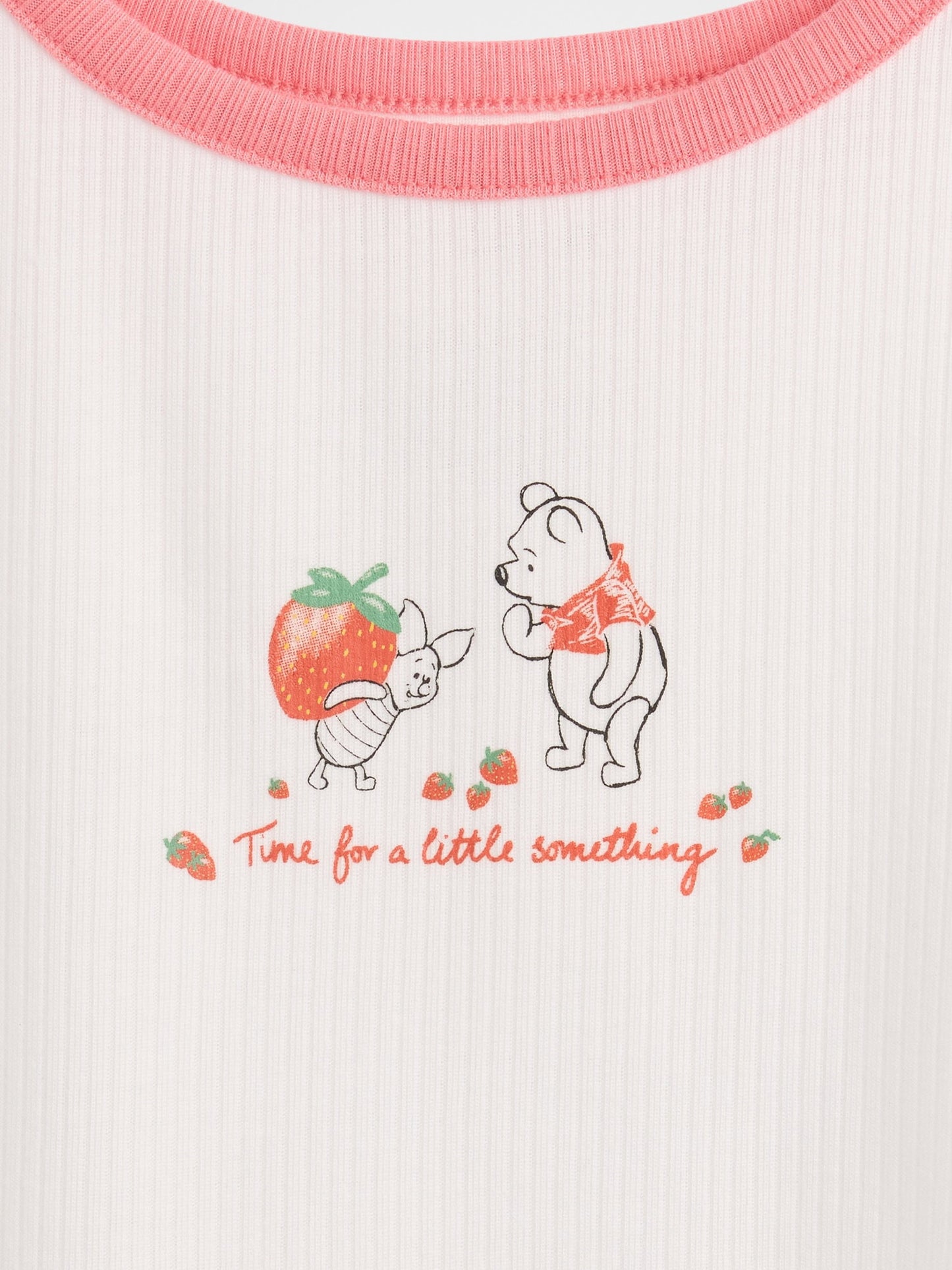 Beyaz Winnie The Pooh Recycled Fitilli Pijama Şort Takım