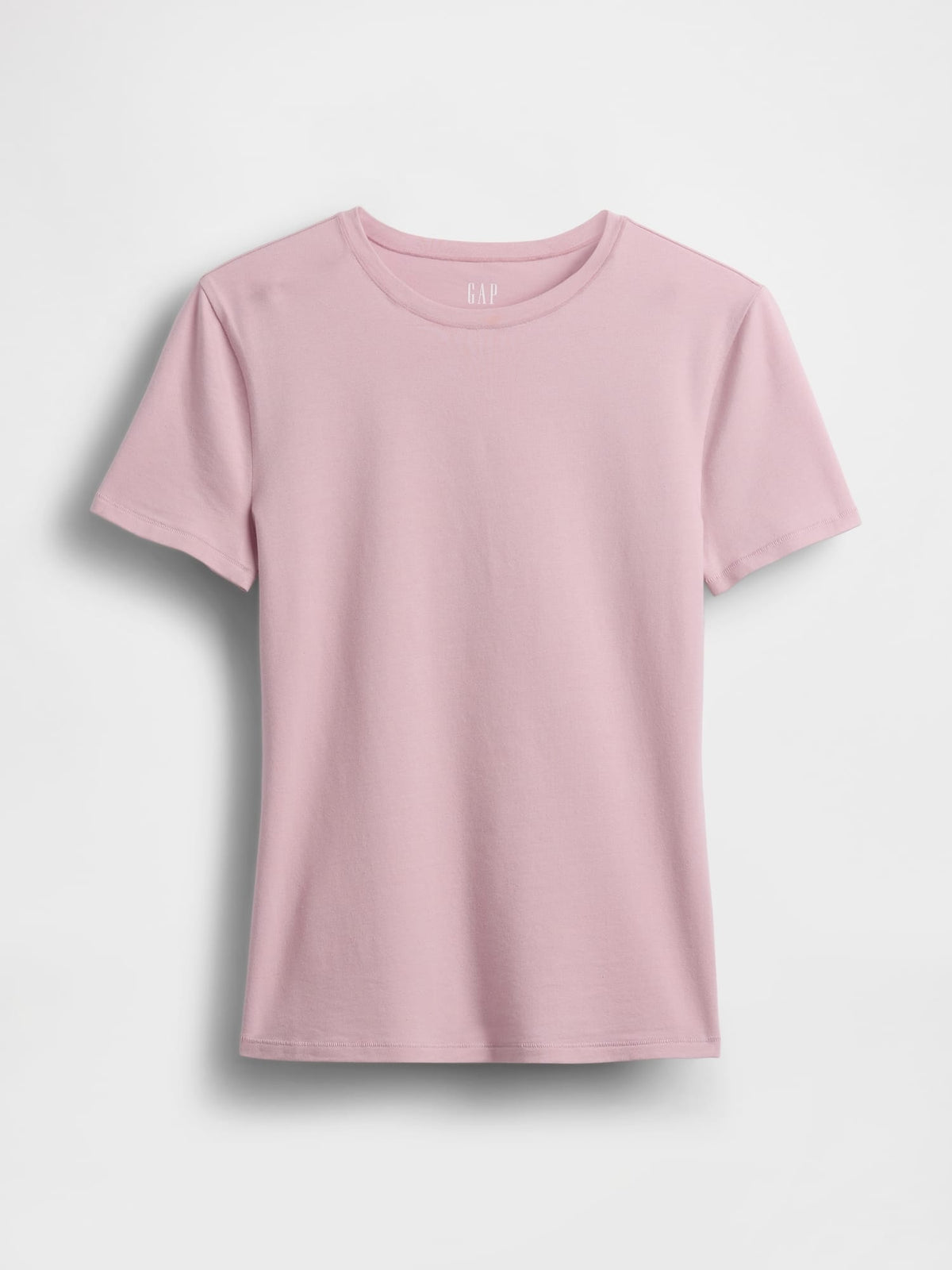 Açık Pembe Closeknit Jersey T-shirt
