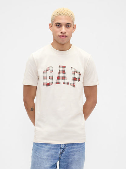 Kırık Beyaz Everyday Soft Gap Logo T-shirt
