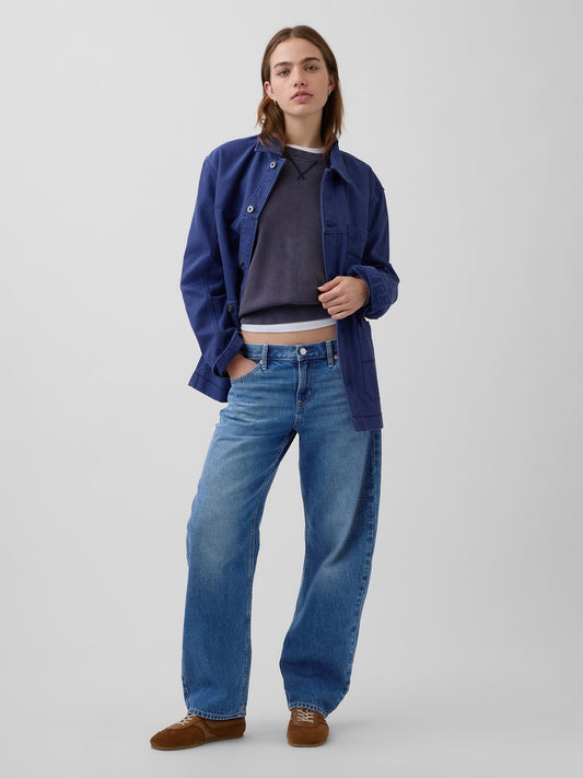 Mavi Low Rise Barrel Jean Pantolon