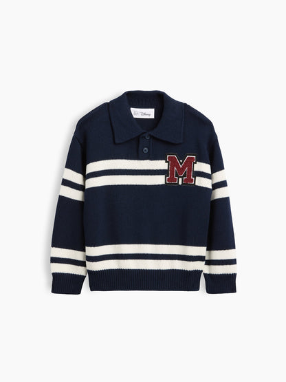 Lacivert Varsity Polo Kazak