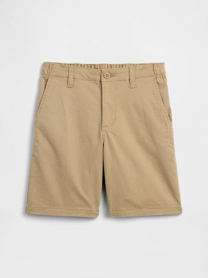 Bej Relaxed Hibrit Uniform Şort